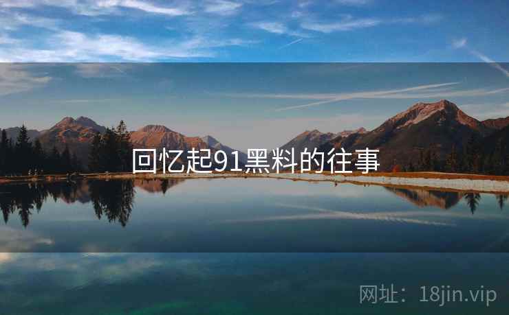 回忆起91黑料的往事